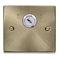 VPAB660 Deco 20A Double Pole Key Lockable Switch