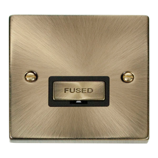 VPAB750BK Deco 13A Fused 'Ingot' Connection Unit -