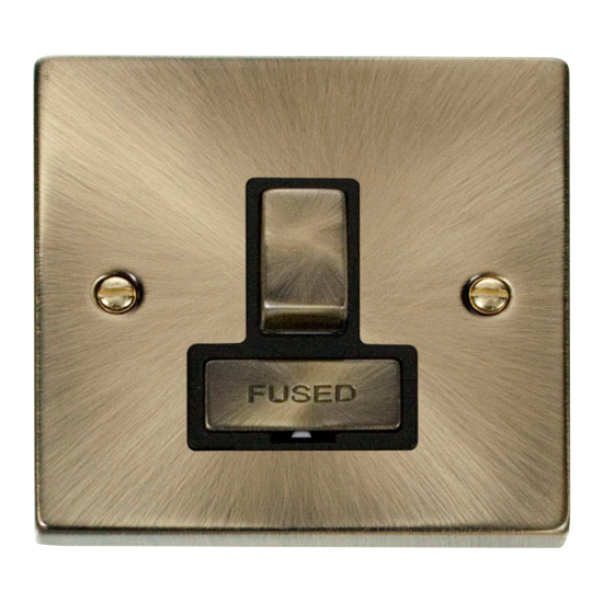 VPAB751BK Deco 13A Fused 'Ingot' Switched Connecti