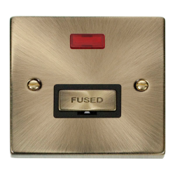 VPAB753BK Deco 13A Fused 'Ingot' Connection Unit W