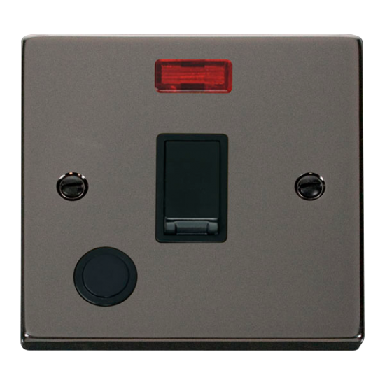 VPBN023BK Deco 20A 1 Gang DP Switch With Flex Outl