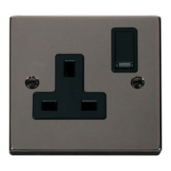 VPBN035BK Deco 1 Gang 13A DP Switched Socket Outle