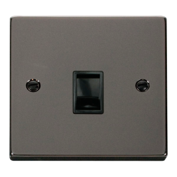 VPBN115BK Deco Single RJ11 Socket  (Ireland/USA) -
