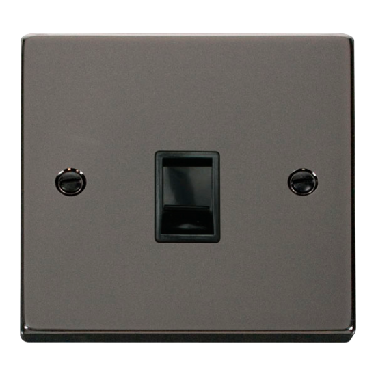 VPBN115BK Deco Single RJ11 Socket  (Ireland/USA) -