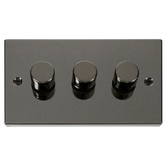 VPBN153 Deco 3 Gang 2 Way 400Va Dimmer Switch