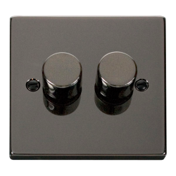 VPBN162 Deco VPBN 2GANG 2WAY 100W LED DIMMER SWITC
