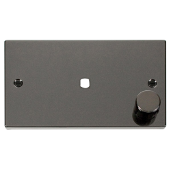 VPBN185 Deco 2 Gang Plate Single Aperture (1000W M