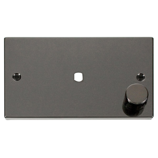 VPBN185 Deco 2 Gang Plate Single Aperture (1000W M