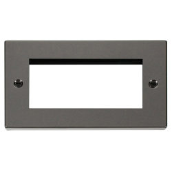 VPBN312 Deco Double Plate (Quad Media Module Apert
