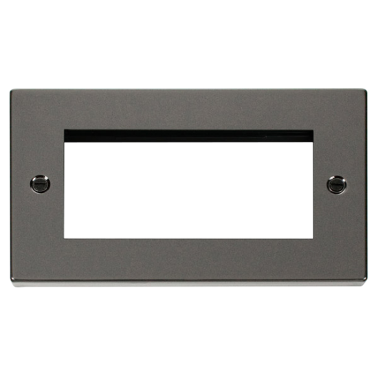 VPBN312 Deco Double Plate (Quad Media Module Apert
