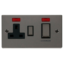 VPBN505BK Deco Ingot 45A DP Switch + 13A Switched