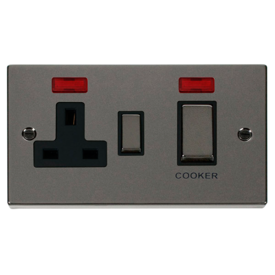 VPBN505BK Deco Ingot 45A DP Switch + 13A Switched