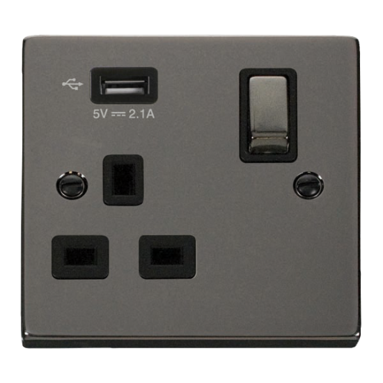 VPBN571UBK Deco 1G SKT USB 2.1A DECO
