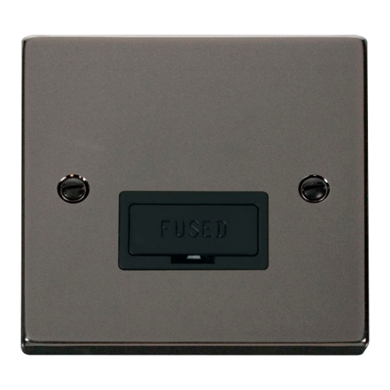 VPBN650BK Deco 13A Fused Connection Unit - Black