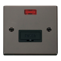 VPBN653BK Deco 13A Fused Connection Unit With Neon