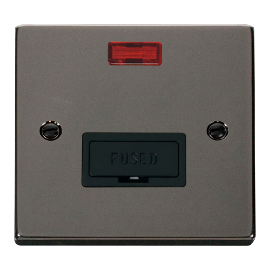 VPBN653BK Deco 13A Fused Connection Unit With Neon