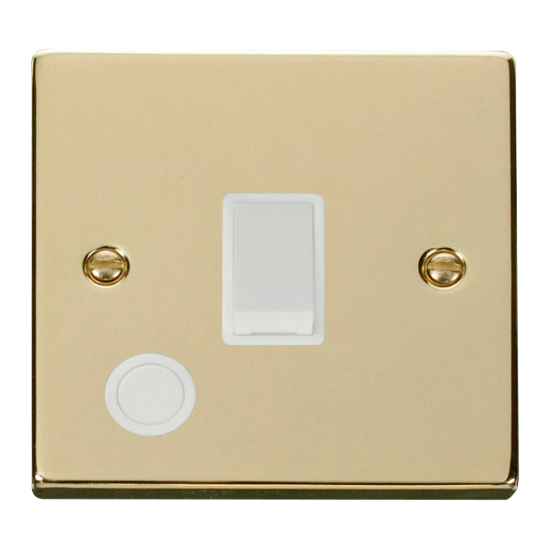 VPBR022WH Deco 20A 1 Gang DP Switch With Flex Outl