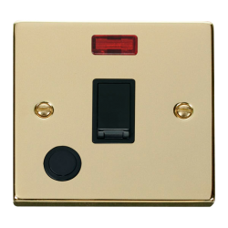 VPBR023BK Deco 20A 1 Gang DP Switch With Flex Outl