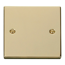 VPBR060 Deco 1 Gang Blank Plate