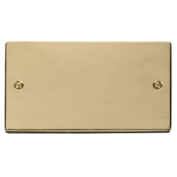 VPBR061 Deco 2 Gang Blank Plate