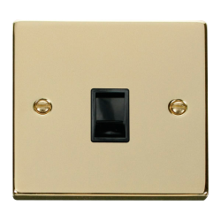 VPBR115BK Deco Single RJ11 Socket  (Ireland/USA) -