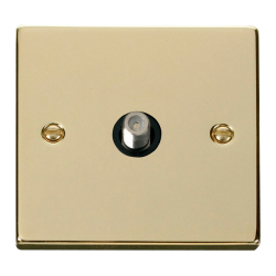 VPBR156BK Deco 1 Gang Satellite Socket Outlet - Bl