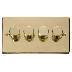VPBR164 Deco VPBR 4GANG 2WAY 75W LED DIMMER SWITCH