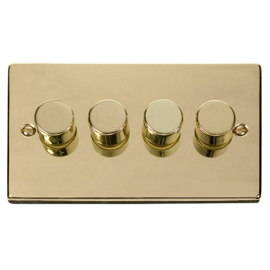 VPBR164 Deco VPBR 4GANG 2WAY 75W LED DIMMER SWITCH