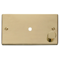 VPBR185 Deco 2 Gang Plate 1 Module (630W Or 1000W)
