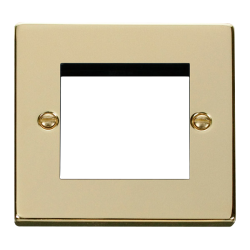 VPBR311 Deco Single Plate (Twin Media Module Apert