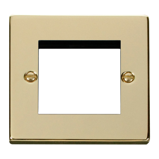 VPBR311 Deco Single Plate (Twin Media Module Apert