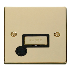 VPBR550BK Deco 13A Fused 'Ingot' Connection Unit W