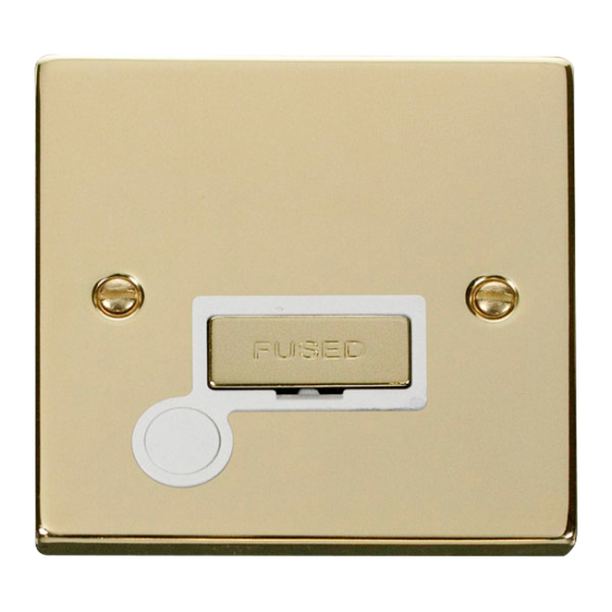 VPBR550WH Deco 13A Fused 'Ingot' Connection Unit W