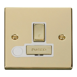 VPBR551WH Deco 13A Fused 'Ingot' Switched Connecti