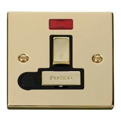 VPBR552BK Deco 13A Fused 'Ingot' Switched Connecti