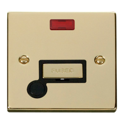 VPBR553BK Deco 13A Fused 'Ingot' Connection Unit W