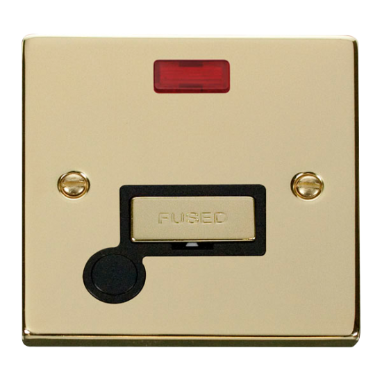 VPBR553BK Deco 13A Fused 'Ingot' Connection Unit W