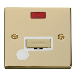 VPBR553WH Deco 13A Fused 'Ingot' Connection Unit W
