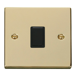 VPBR622BK Deco 20A 1 Gang DP Switch - Black
