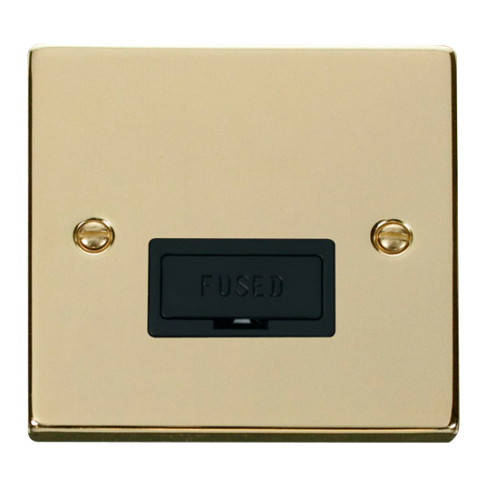 VPBR650BK Deco 13A Fused Connection Unit - Black