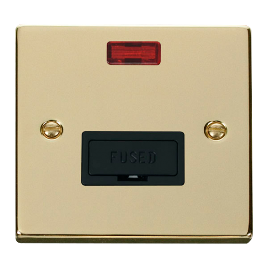 VPBR653BK Deco 13A Fused Connection Unit With Neon