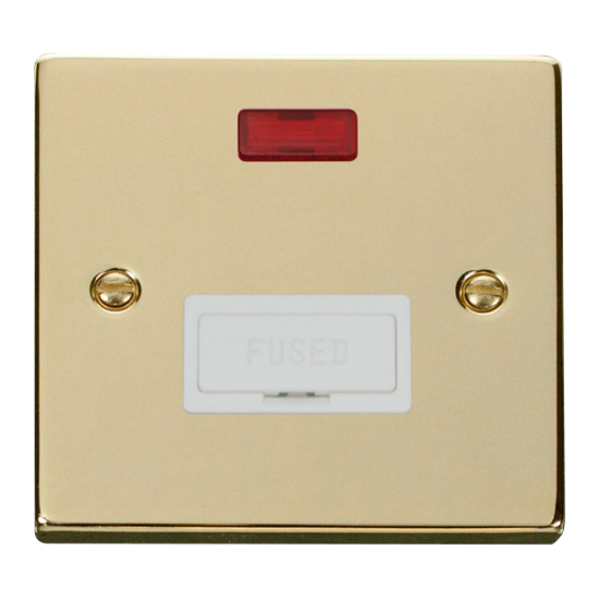 VPBR653WH Deco 13A Fused Connection Unit With Neon