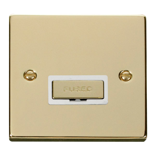 VPBR750WH Deco 13A Fused 'Ingot' Connection Unit -