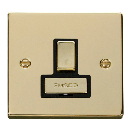 VPBR751BK Deco 13A Fused 'Ingot' Switched Connecti