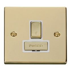 VPBR751WH Deco 13A Fused 'Ingot' Switched Connecti