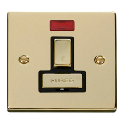 VPBR752BK Deco 13A Fused 'Ingot' Switched Connecti
