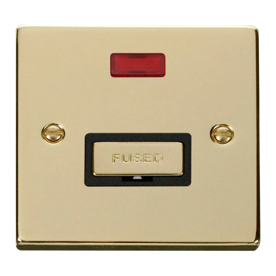 VPBR753BK Deco 13A Fused 'Ingot' Connection Unit W