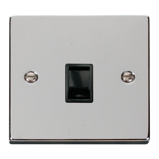 VPCH115BK Deco Single RJ11 Socket  (Ireland/USA) -