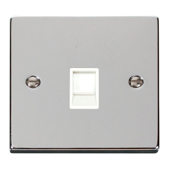 VPCH115WH Deco Single RJ11 Socket  (Ireland/USA) -