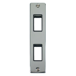 VPCH472BK Deco Double Architrave Plate & Aperture